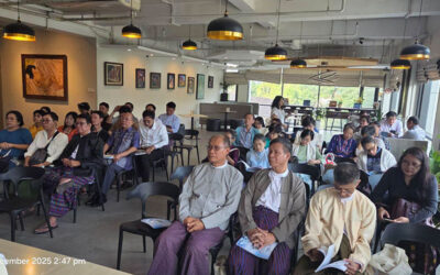 မြန်မာနိူင်ငံဘောဂဗေဒအသင်း၏ရာသက်ပန်အသင်းဝင် ကတ်ပေးအပ်ပွဲနှင့်အတွဲ(၇) အမှတ်(၁)စာစောင်၂၀၂၅ တွင်ပါဝင်ရေးသားကြသော စာမူရှင်များအားဂုဏ်ပြုခြင်း